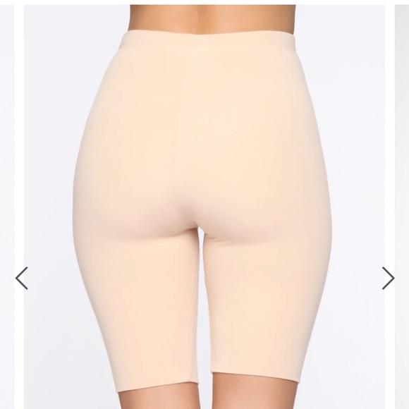 Nude biker short set - Picture 4 of 5